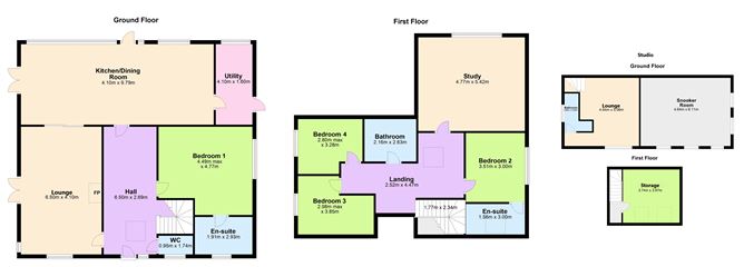 Floor plan — The Brook, Ballylusk, Ashford, Co. Wicklow