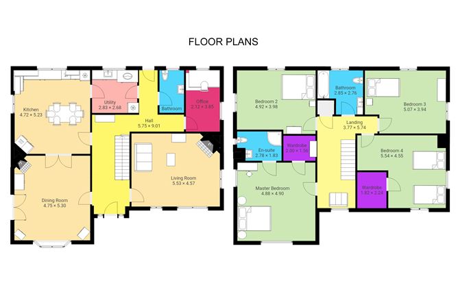 Floor plan — The Paddock, Enniskeane, West Cork