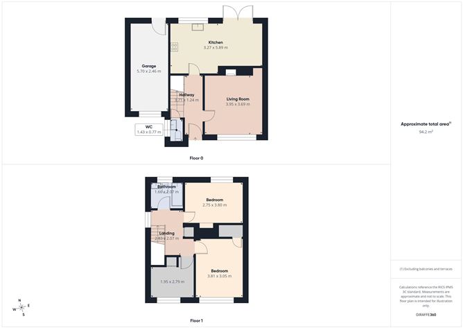 Floor plan — 50 Auburn Heights, Retreat Road, Athlone, Co. Westmeath