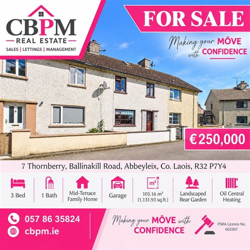 7 Thornberry, Abbeyleix, Laois