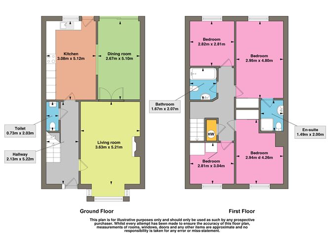 Floor plan — 47 Rose Hill, Wicklow Town, Wicklow