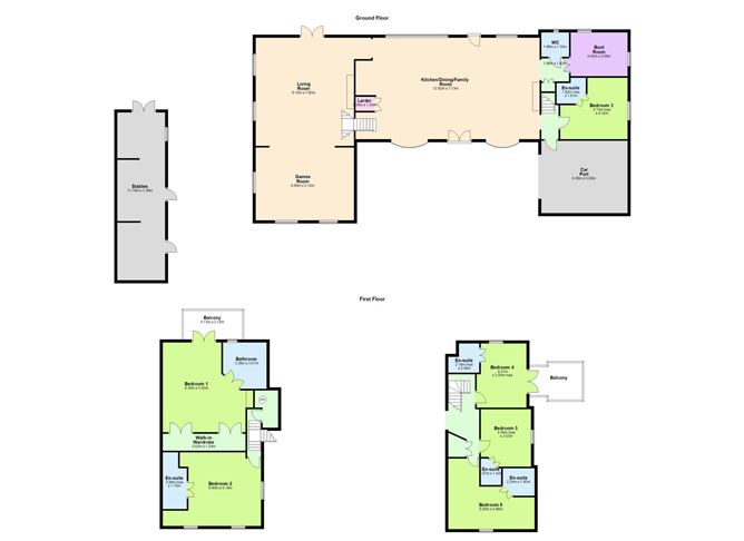 Floor plan — Kingsfishers House, Lawcus, Stoneyford, County Kilkenny