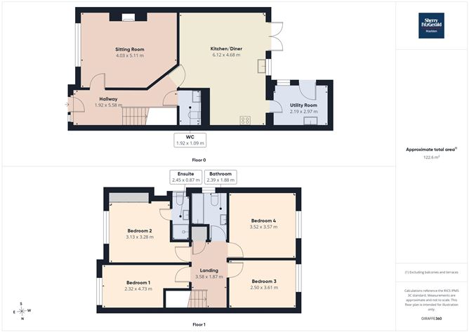Floor plan — 28 Danesfort Court, Loughrea, Co. Galway