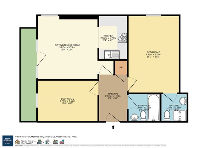 9 Fairfield Court, Montree Row, Athlone, Co. Westmeath