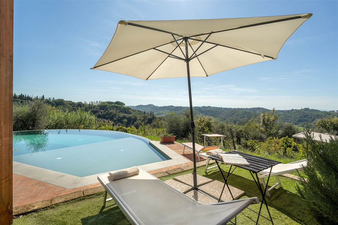 A Hillside View,Montopoli, Tuscany, Italy