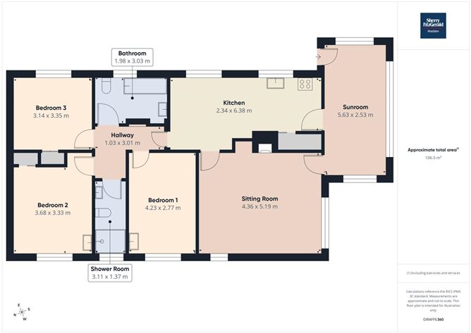 Floor plan — Mekala House, Clonamirran, Mountshannon, Co. Clare