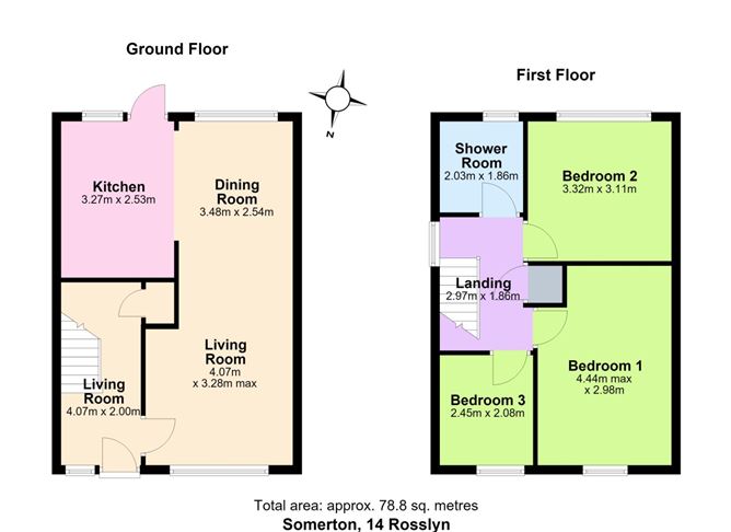 Floor plan — 14 Rosslyn, Bray, Co. Wicklow