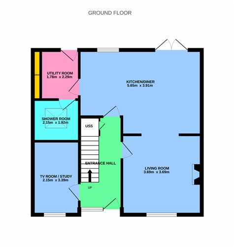 Floor plan — 9 Aubrey Grove, Shankill, Dublin 18