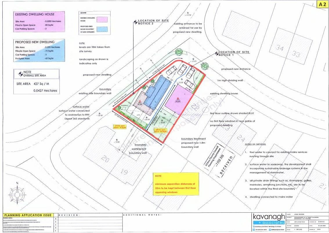 Site @ 21a Great Southern, Newbridge, Kildare