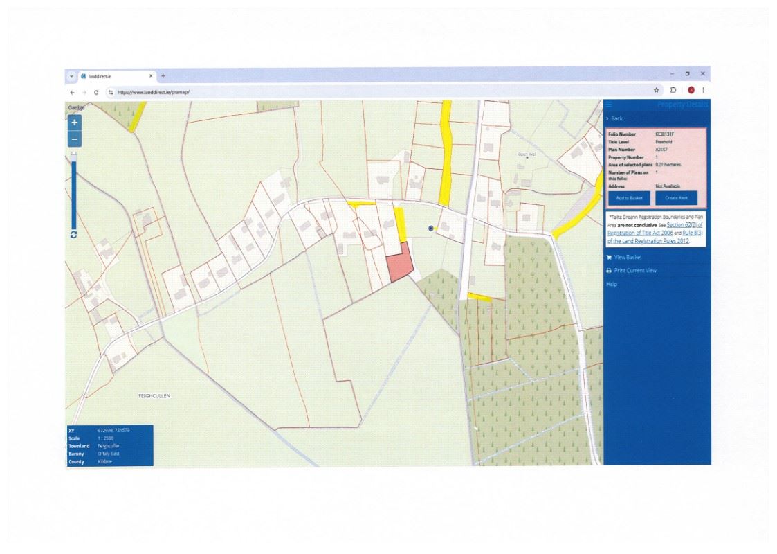 Lands beside R51 C432 @ Feighcullen, Rathangan, Kildare