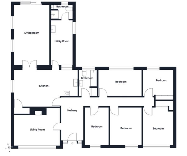 Floor plan — Abhaile, Ratoath Road, Baltrasna, Ashbourne, Co. Meath