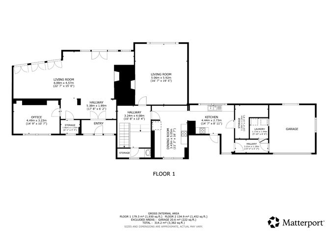 Floor plan — White Gables House, White Gables, Rathmichael, Dublin 18