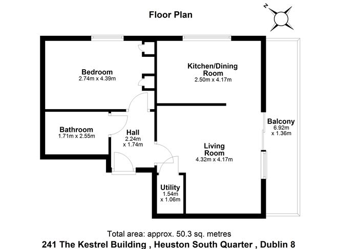 241 The Kestrel Building, Heuston South Quarter, St John's Road West, Dublin 8