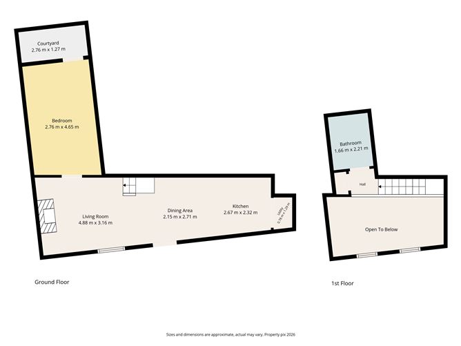 Floor plan — 120 Harold's Cross Cottages, Harold's Cross, Dublin 6
