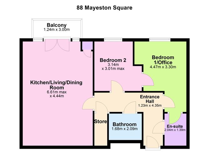 Apt, 88 Mayeston Square, Finglas, Dublin 11