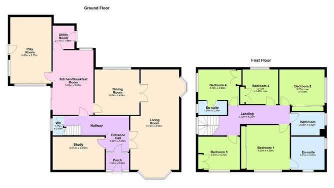 Floor plan — 1 Elm Park, Nutley Lane, Donnybrook, Dublin 4