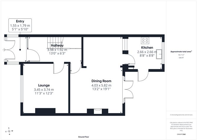 Floor plan — 22 Kinvara Drive, Navan Road, Dublin 7