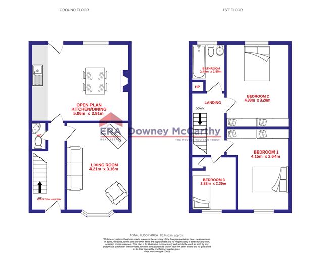 Floor plan — 7 Grosvenor Mews, Douglas, Cork