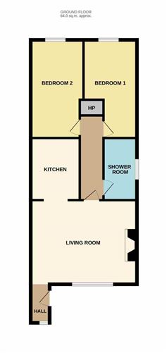 Floor plan — Apt 1 Coolbeg, Larchfield, Kilkenny