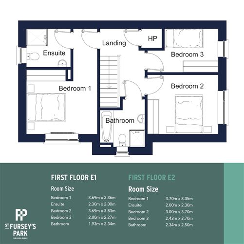 House Type E - 3 Bed Semi-Detached, St Furseys Park, Dublin Road, Dundalk, Co. Louth