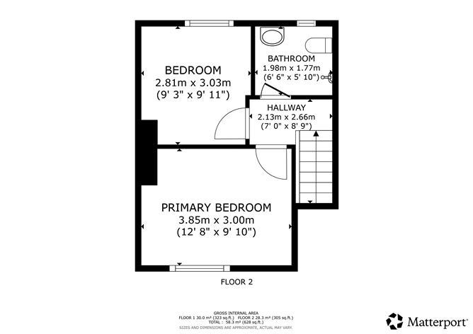 Floor plan — 75 Swilly Road, Cabra, Dublin 7