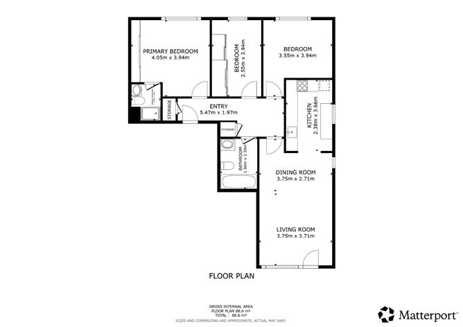 Floor plan — 64 West Courtyard, Tullyvale, Dublin 18