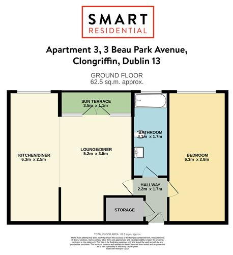 Apartment 3, 3 Beau Park Avenue, Clongriffin, Dublin 13
