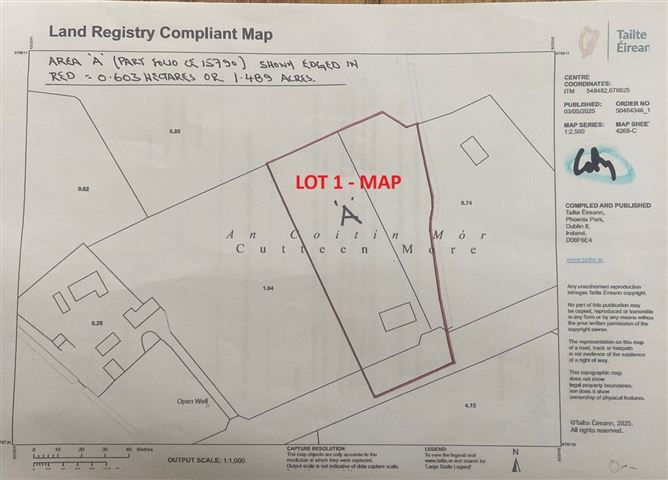 Farm and Residence, On Folio CE15790, Cutteen, Tulla, Co. Clare.