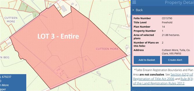 Farm and Residence, On Folio CE15790, Cutteen, Tulla, Co. Clare.