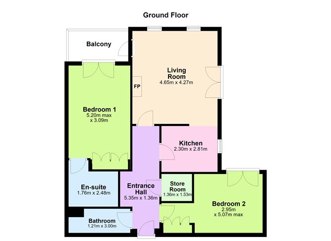 Floor plan — 8 Altamont Hall, Dundrum, Dublin 14