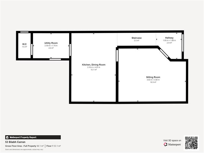 Floor plan — 53 Sliabh Carran, Ennis Road, Gort, Co. Galway