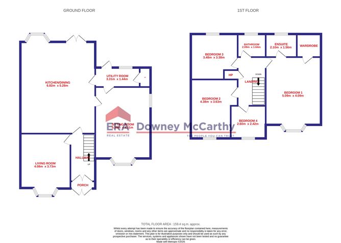 Floor plan — 6 Forest Ridge, Doughcloyne, Wilton, Cork