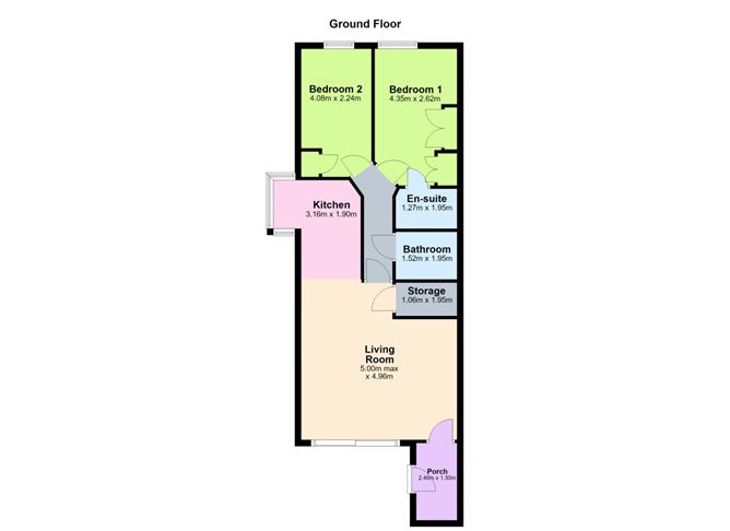 Floor plan — 2 Stocking Well Close, Stocking Avenue, Rathfarnham, Dublin