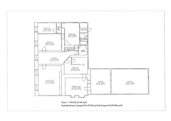 Floor plan — Streamstown House, Streamstown, Mullingar, Co. Westmeath