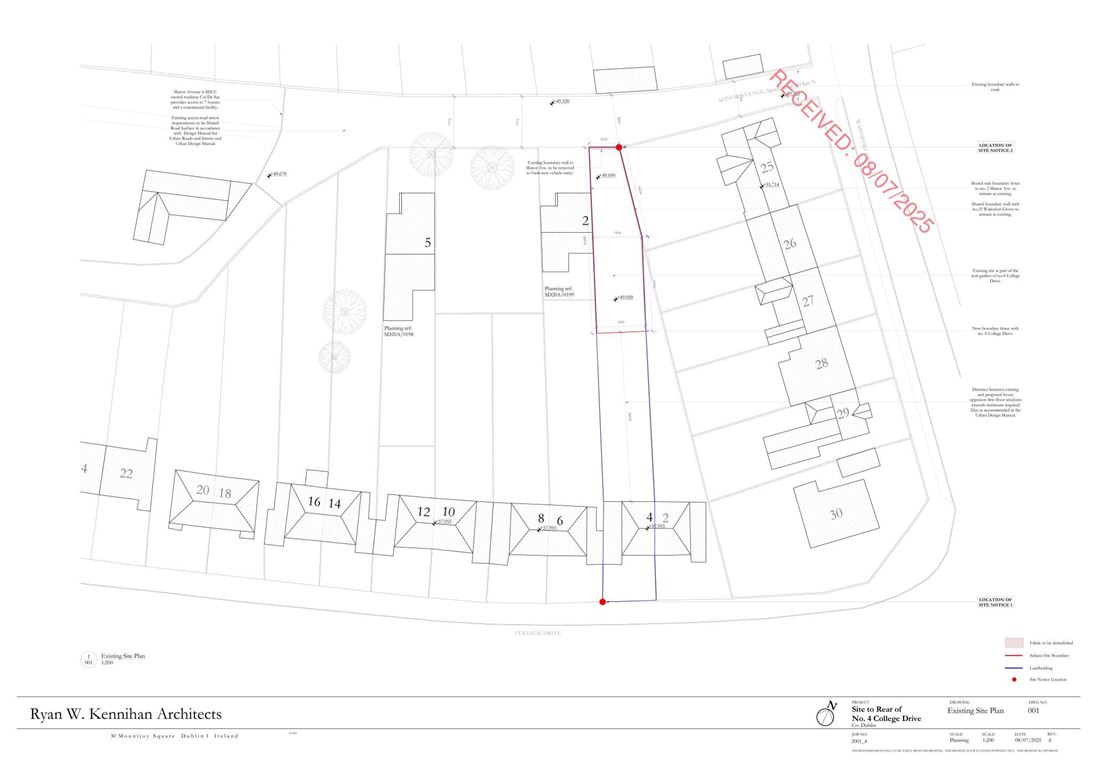 Manor Avenue to the rear of, 4 College Drive, Terenure, Dunlin 6W