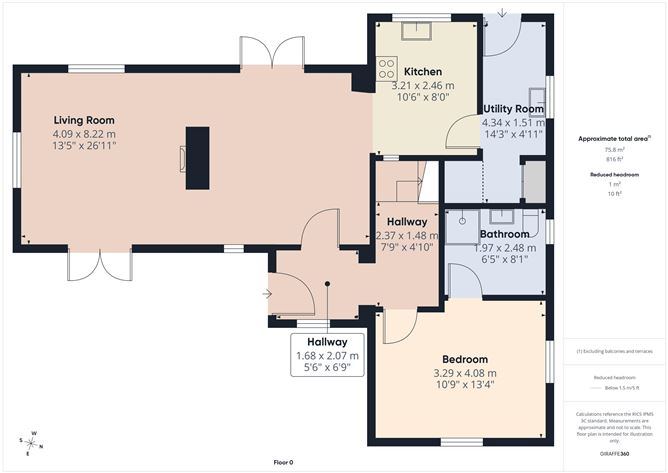 Floor plan — 7 Dunkerron Woods, Kenmare, Co. Kerry