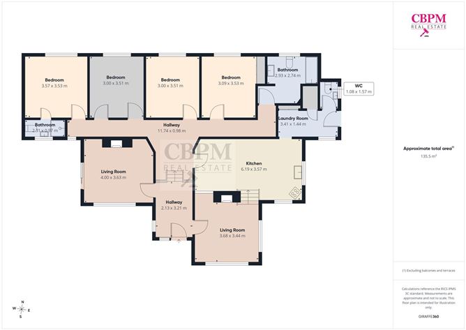 Floor plan — Cobblers Hill, Ballyglishen, Abbeyleix, Portlaoise, Co. Laois