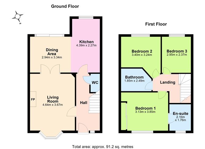 Floor plan — 18 Cloister Close, Blackrock, Co. Dublin