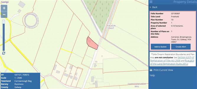 Carraroe, Brownsgrove, Tuam, Co. Galway