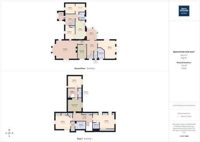 Floor plan — Pride House, Addroon, Ruan, Ennis, Co. Clare