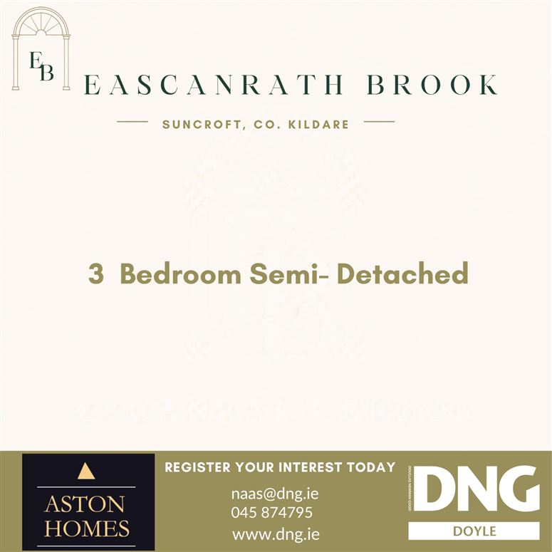 3 Bed Semi Detached Type B, Eascanrath Brook, Suncroft, Co. Kildare
