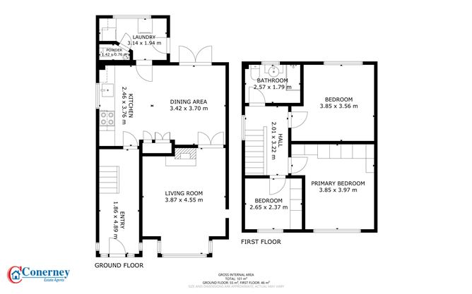 Floor plan — 30 Mountain Park, Tallaght, Dublin 24