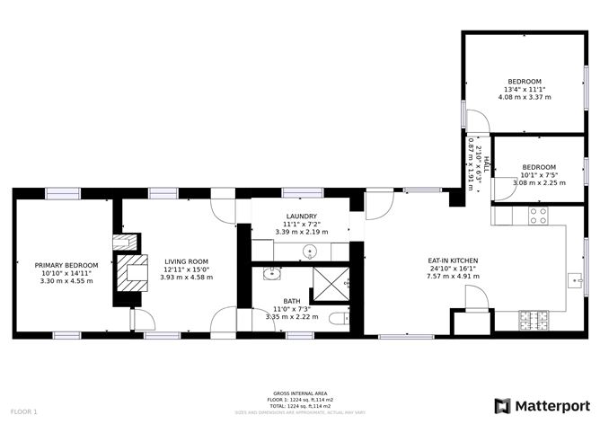 Floor plan — Cloonconlon, Straide, Foxford, Co. Mayo