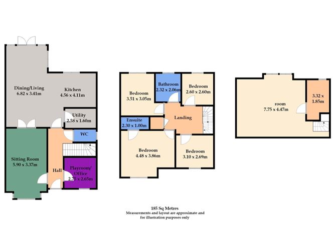 Floor plan — 1 Fox Lodge Manor, Ratoath, Co. Meath