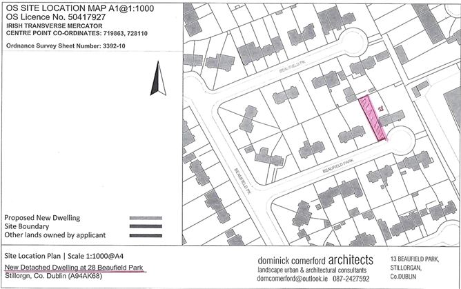 Photo 3 of 7 — Site, 28A Beaufield Park, Stillorgan, Co. Dublin
