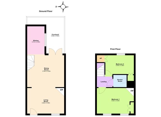Floor plan — 10 Warren Street, Portobello, Dublin 8