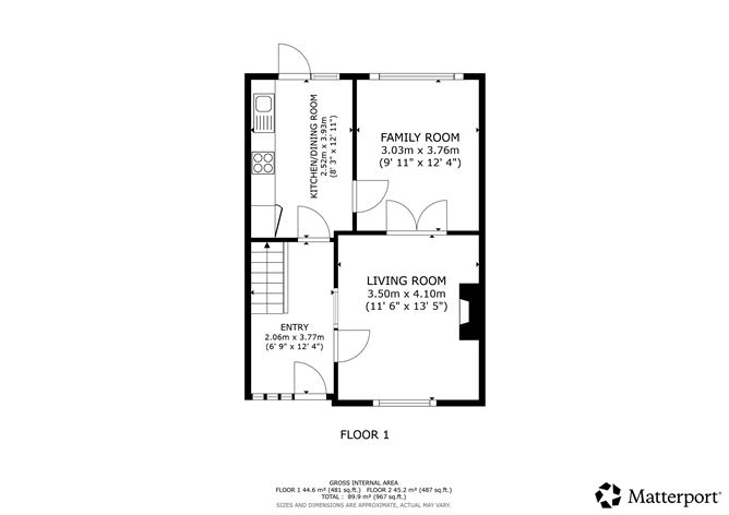 Floor plan — 12 Castleknock Avenue, Castleknock, Dublin 15