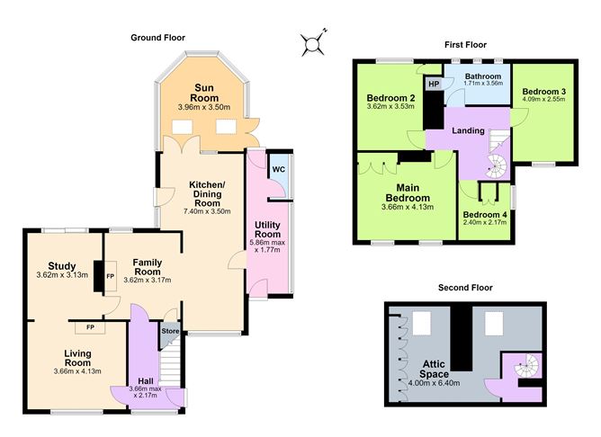 Floor plan — 67 Foster Avenue, Mount Merrion, Co. Dublin