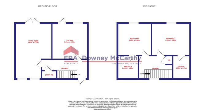 Floor plan — 19 The Close, Maryborough Ridge, Douglas, Cork