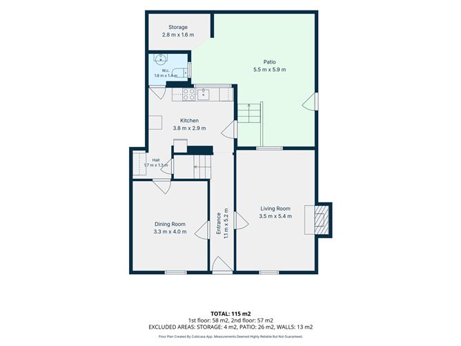 Floor plan — 15 St. Johns Street, Enniscorthy, Co. Wexford